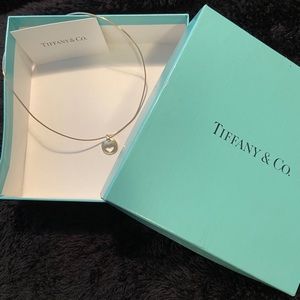 Vintage Tiffany & Co. Open Heart Necklace